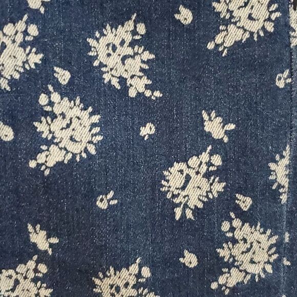 J. Crew Cropped Matchstick in Indigo Floral Size 27 - Picture 4 of 12